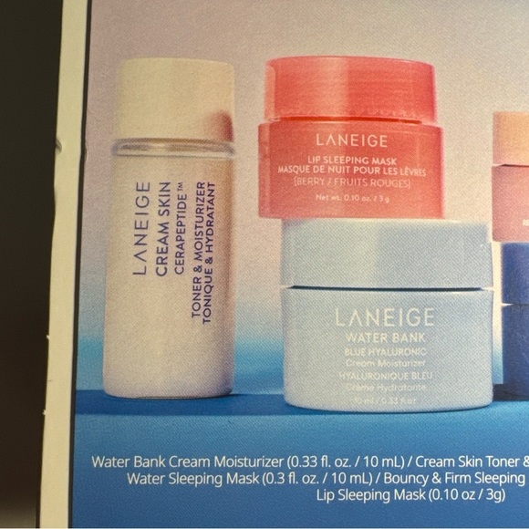 5 pc Lot The Laneige Baby Barrier Booster Set Mini Travel Size Exclusive Ltd Ed - Picture 8 of 10